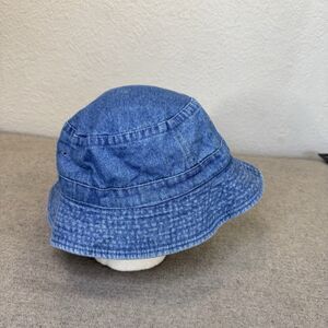 Vintage Cobra Bucket Hat Denim Unisex Casual Y2K Made Hong Kong Size S - M